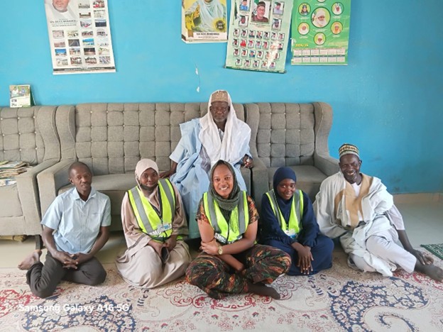 Community entry meeting with the village head in Alakaleri, Bauchi State